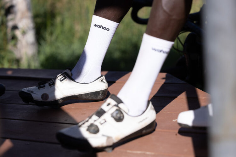 Wahoo Wahoo Cycling Socks Blanc