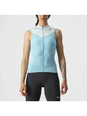 Castelli Castelli Maillot Femme Solaris Sans-Manches Aqua