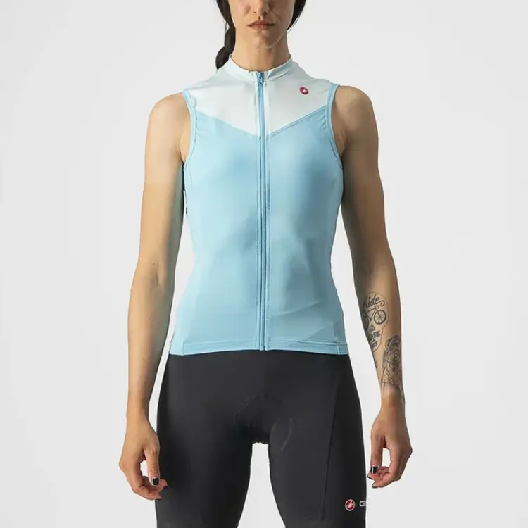 Castelli Castelli Maillot Femme Solaris Sans-Manches Aqua