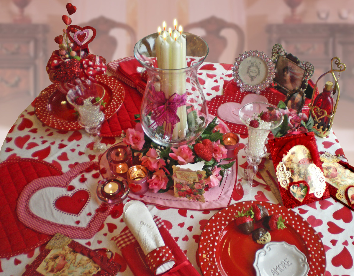 9 Valentine's Day Table Decorations - How To Set A Valentine's Day