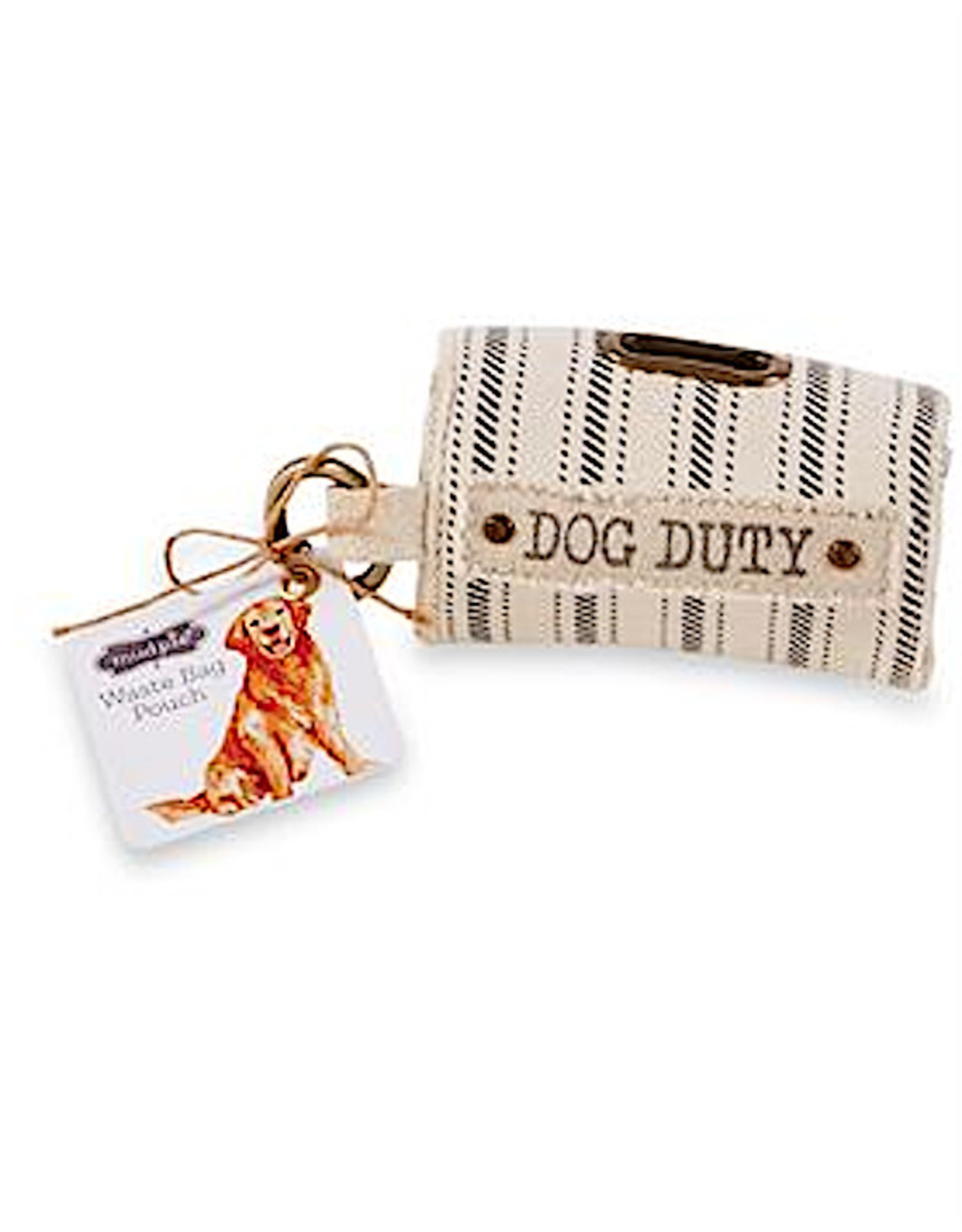 Mud Pie Doggie Bag Pouch Set W Dog Poo Bags DOG DUTY