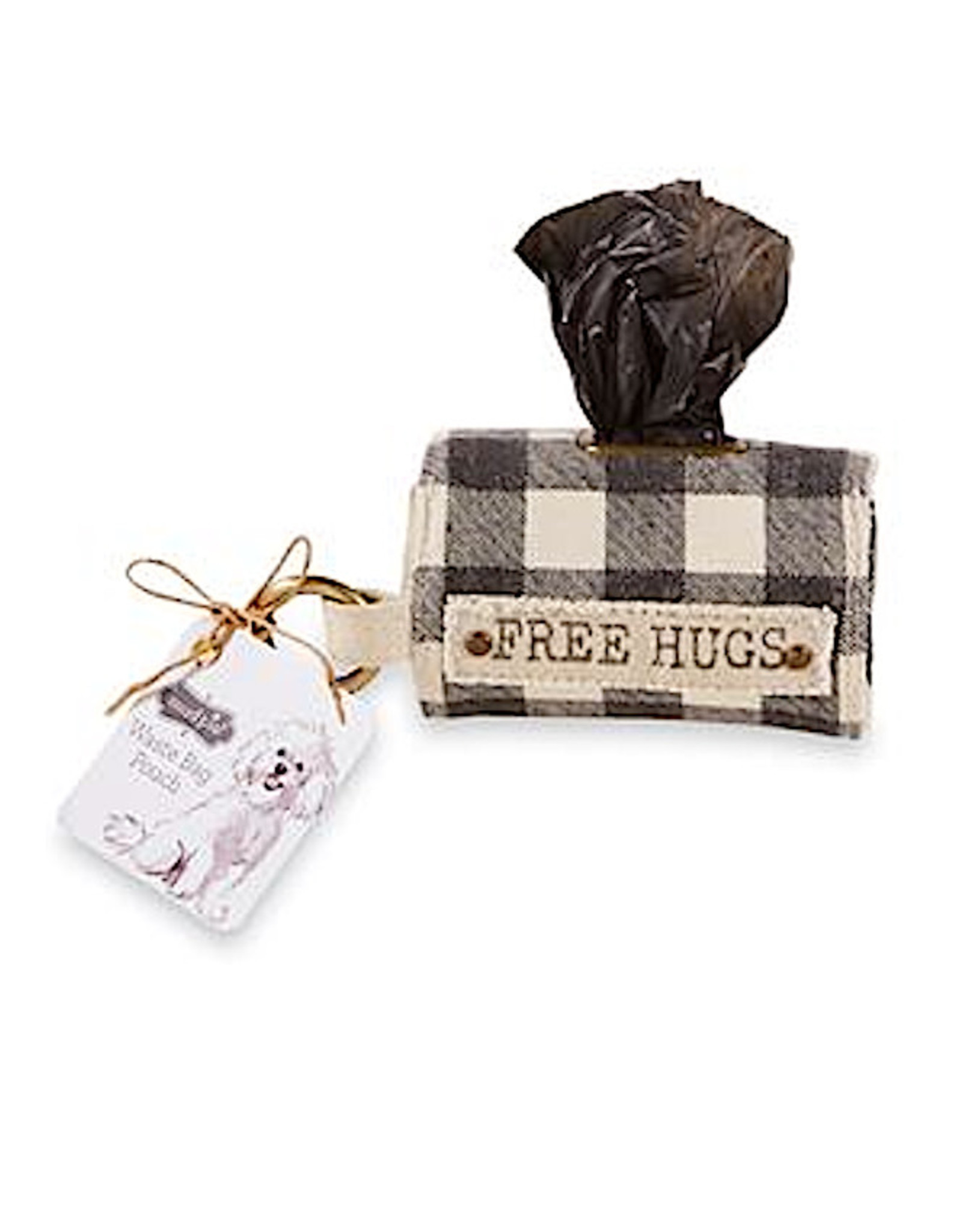 Mud Pie Doggie Bag Pouch Set W Dog Poo Bags FREE HUGS