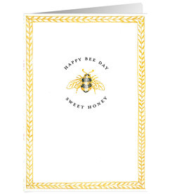Caspari Birthday Card Happy Bee Day