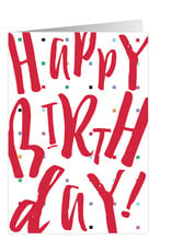 Caspari Birthday Card Happy Birthday Wishes