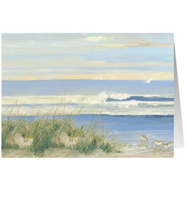 Caspari Sympathy Card Shoreline