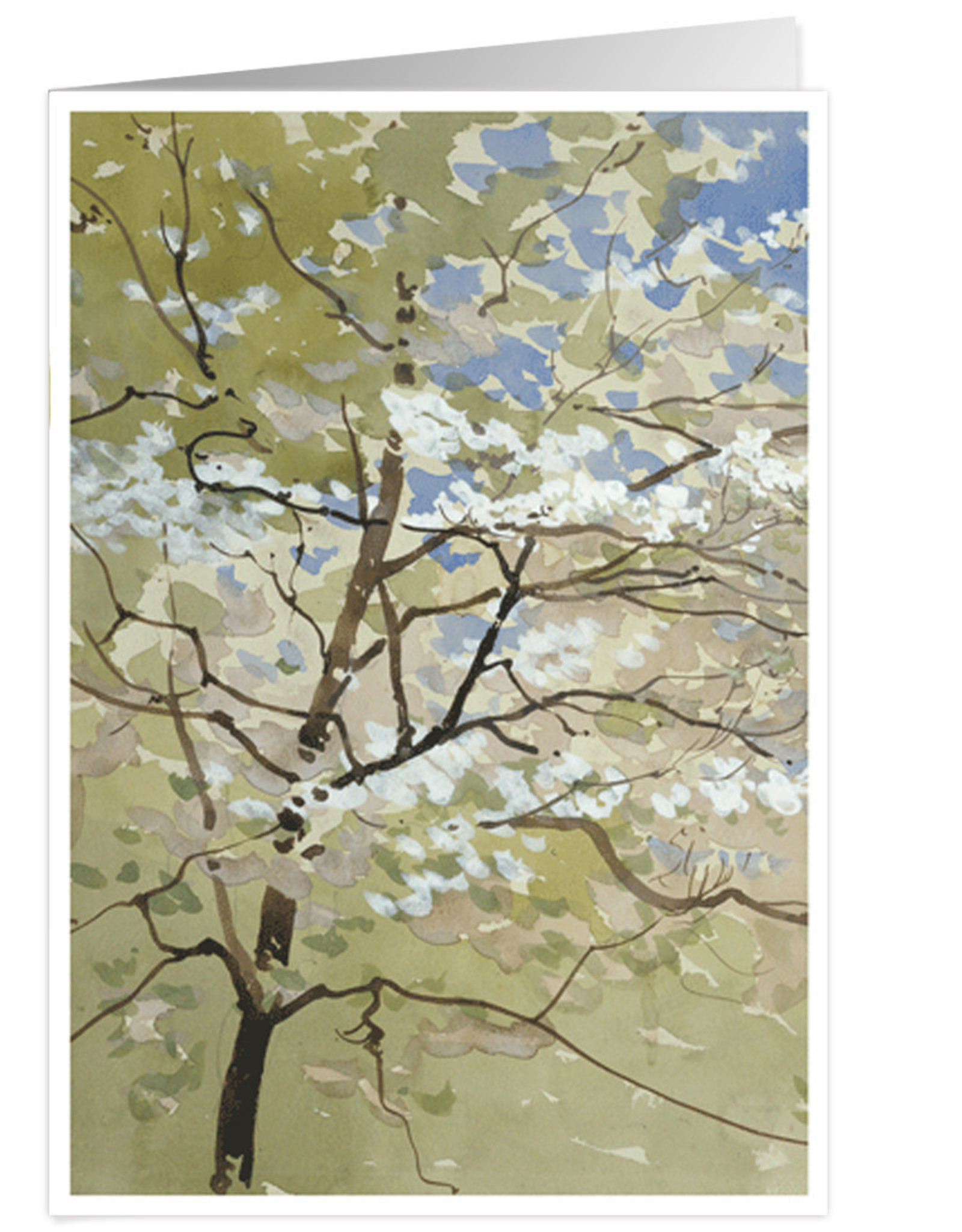 Caspari Sympathy Card Spring Blossoms