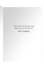 Caspari Sympathy Card Spring Blossoms