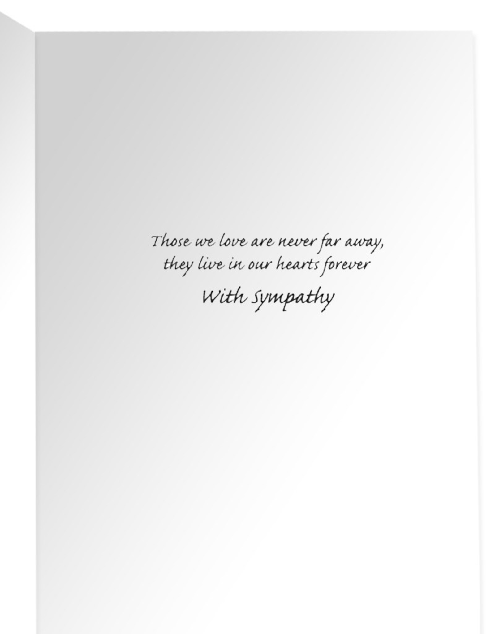 Caspari Sympathy Card Spring Blossoms