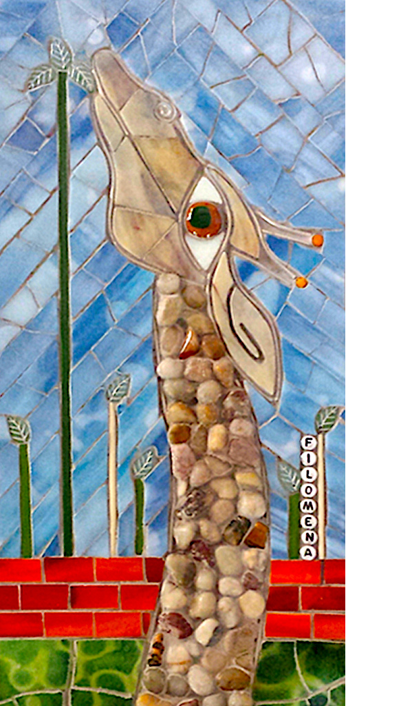 Glistening Glass Mosaic Art by Susan Nana Casbarro