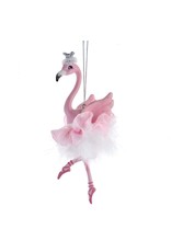 Kurt Adler Flamingo Ballerina Christmas Ornament