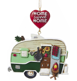 Kurt Adler Campers Camping Christmas Ornament - Home Sweet Home