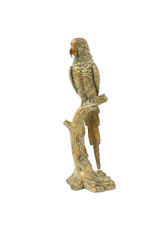 Mark Roberts Home Decor Decorative Parrot on Branch Table Piece-B- 18 inch