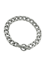 Waxing Poetic® Jewelry Boat Cleat Chain Bracelet Mens LG -Sterling Silver