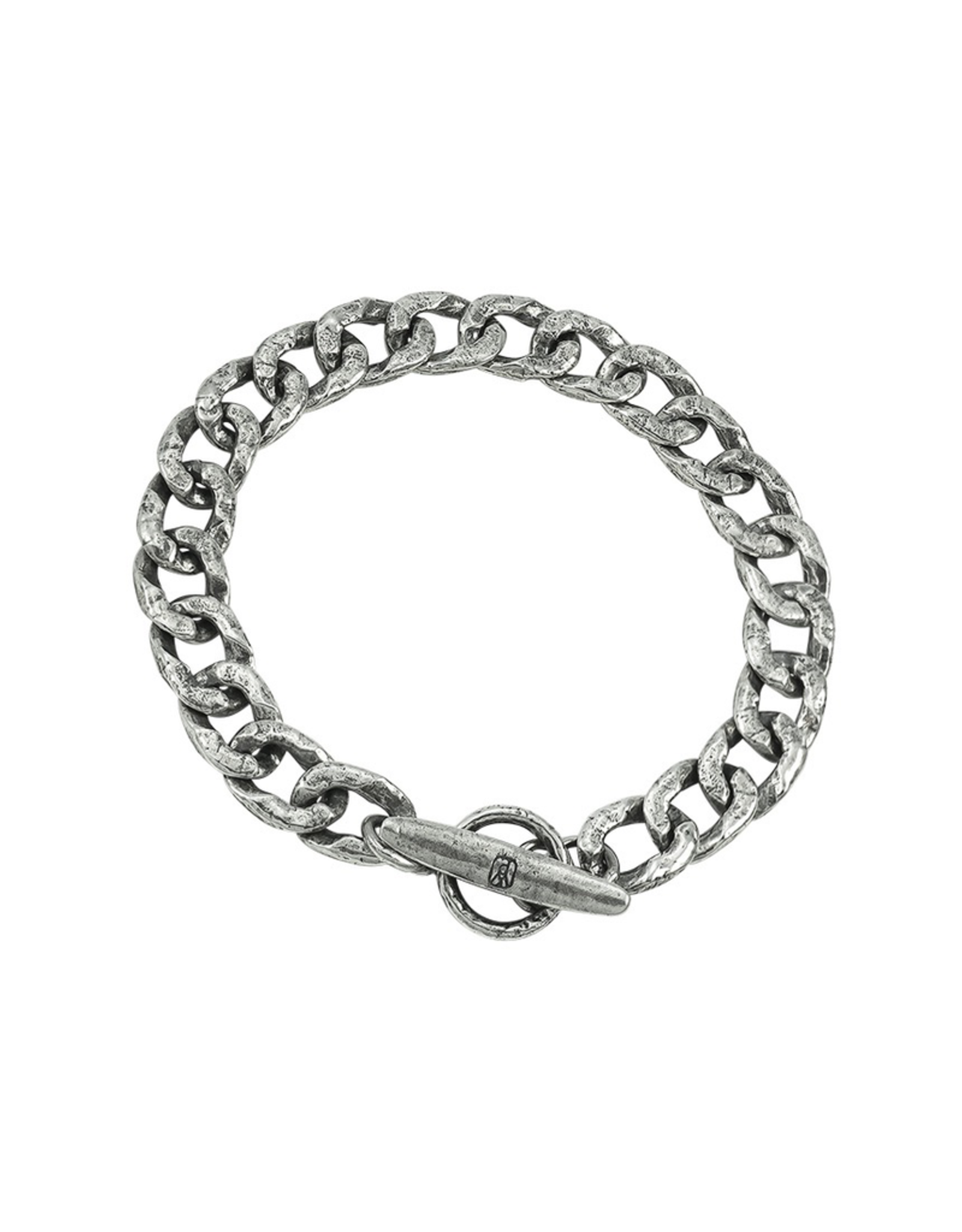 Waxing Poetic® Jewelry Boat Cleat Chain Bracelet Mens LG -Sterling Silver