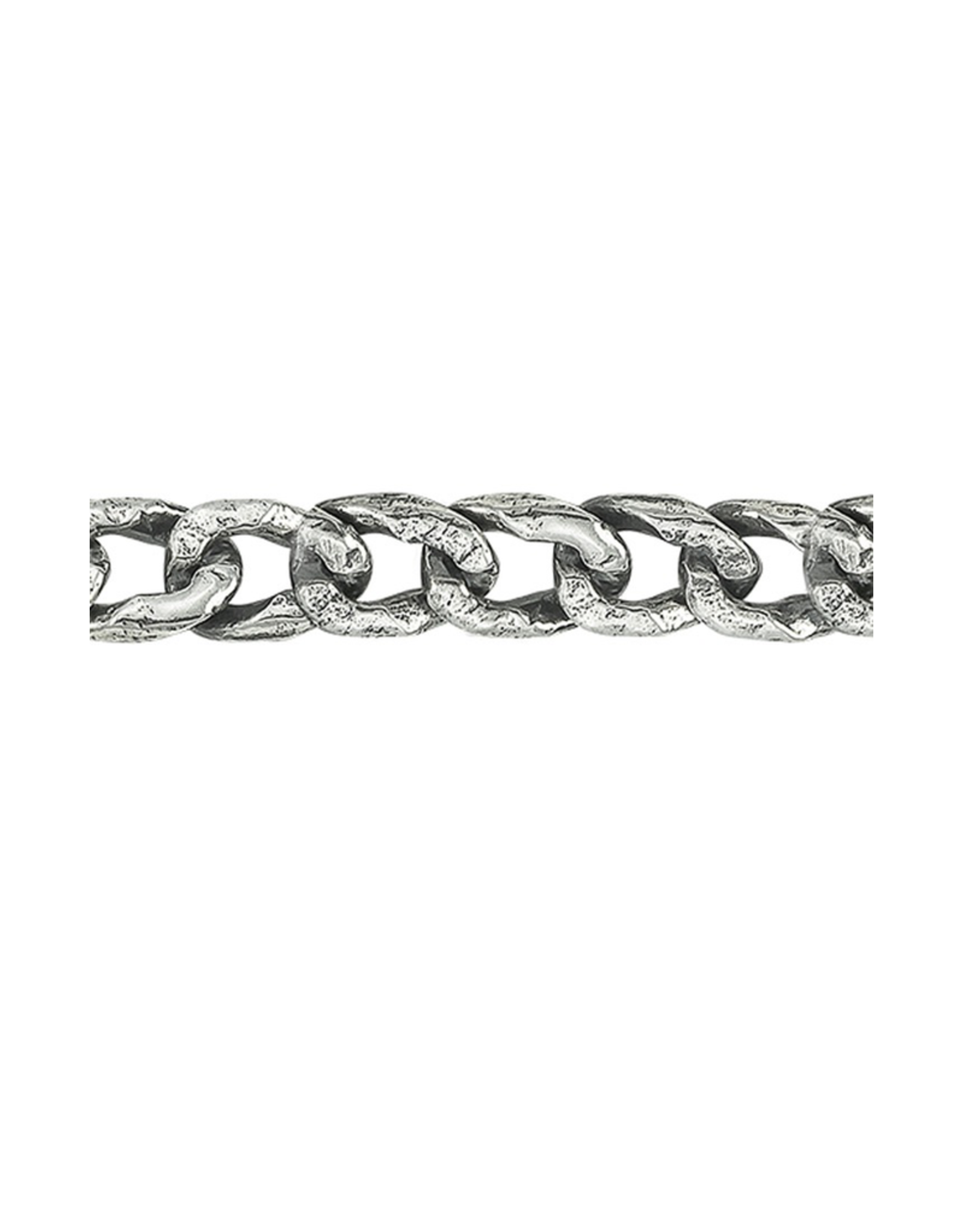 Waxing Poetic® Jewelry Boat Cleat Chain Bracelet Mens LG -Sterling Silver