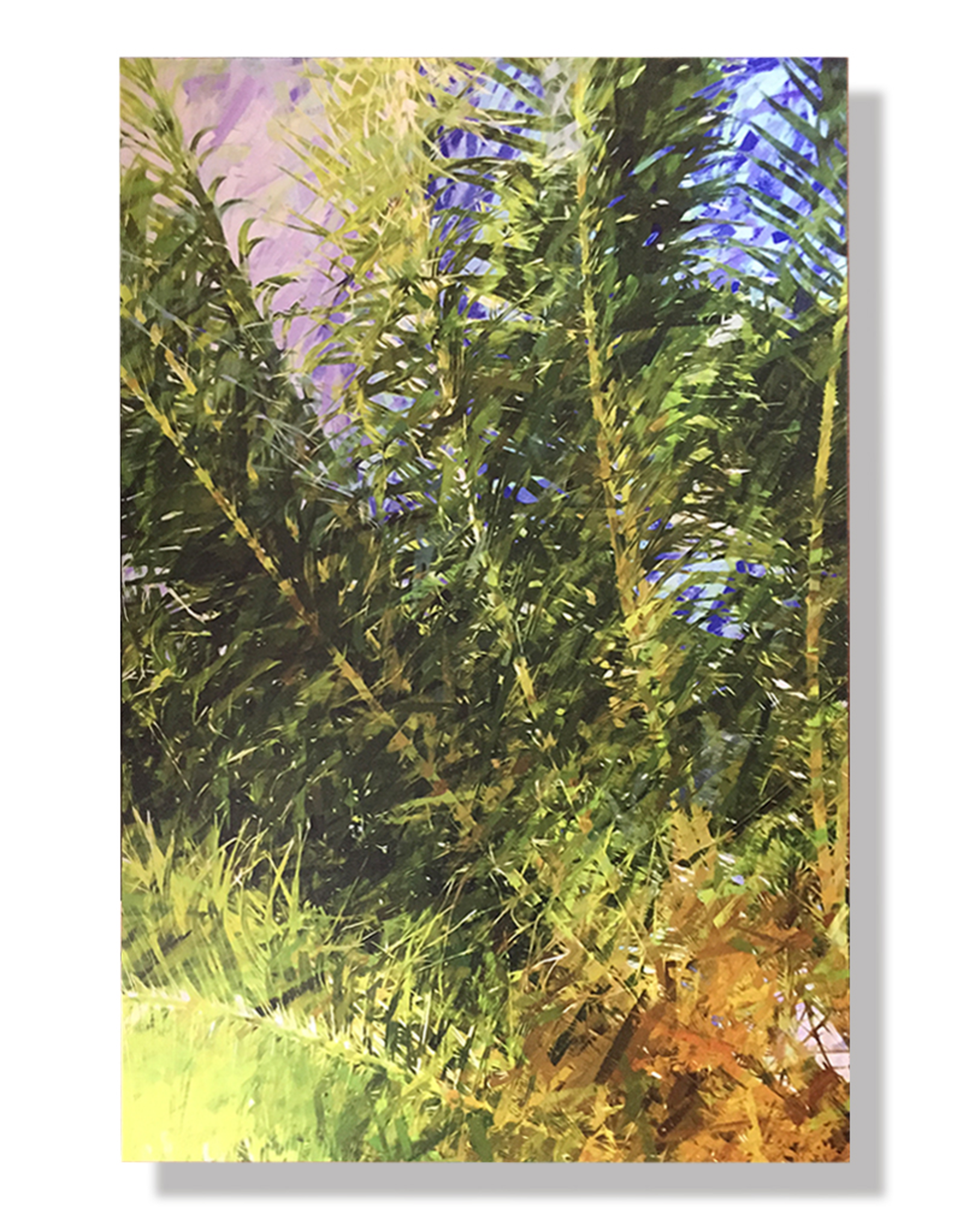 Charles W Gallery Wrapped Canvas Wall Art Print - Palm Abstract Left