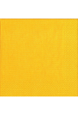 Caspari Paper Cocktail Napkins 20ct Grosgrain Yellow