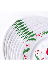 Papyrus Christmas Paper Salad-Dessert Plates 8pk Round-Cocktails Hour