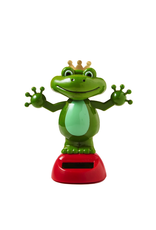 Twos Company Dancing Solar Frog Prince Wearing Crown 80816