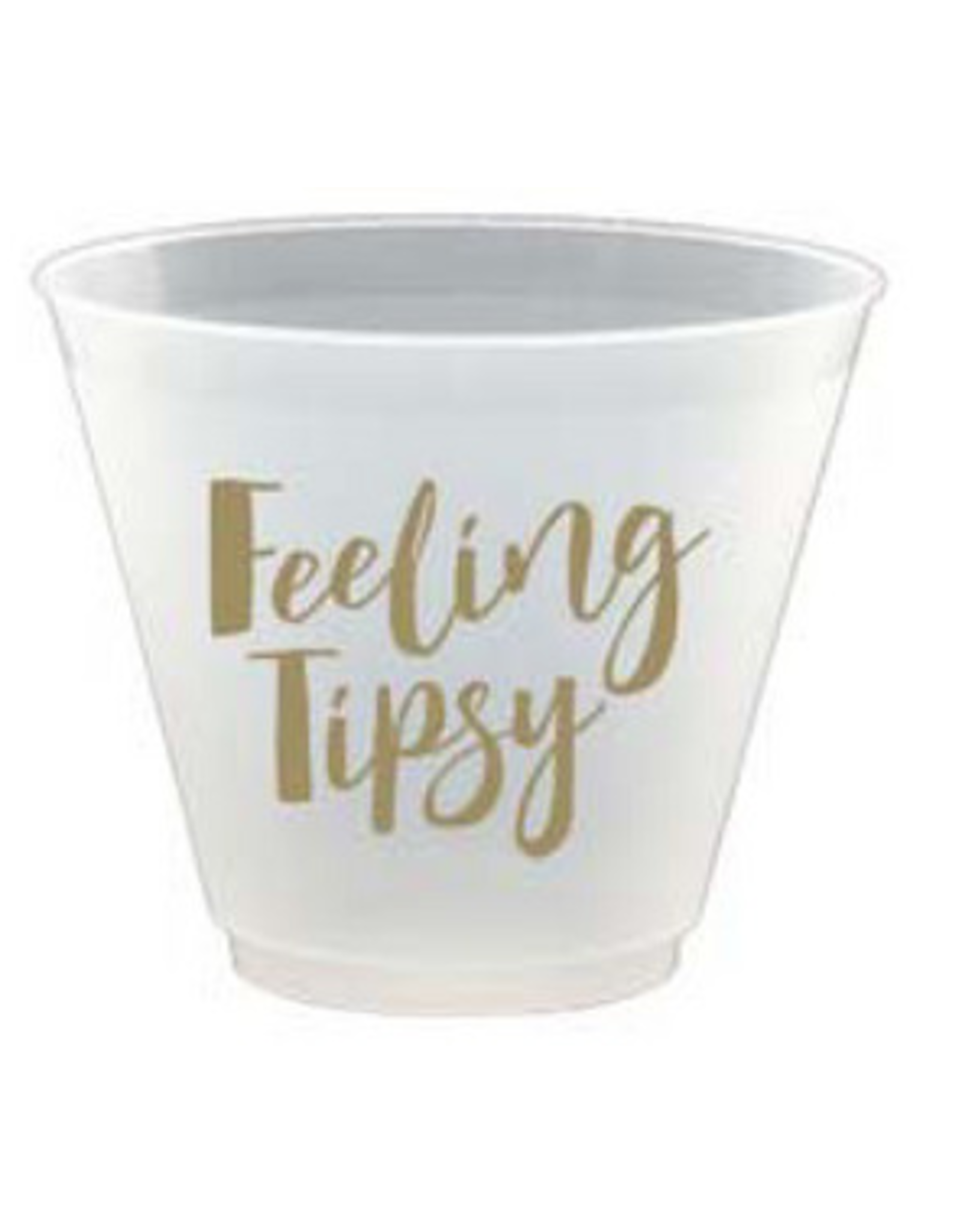 Slant Feeling Tipsy Plastic Flex Wine Cups 9oz 8pk F172483 By Slant