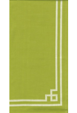 Caspari Fabric Cotton Tea Towels 24x31 Rive Gauche - Apple Green