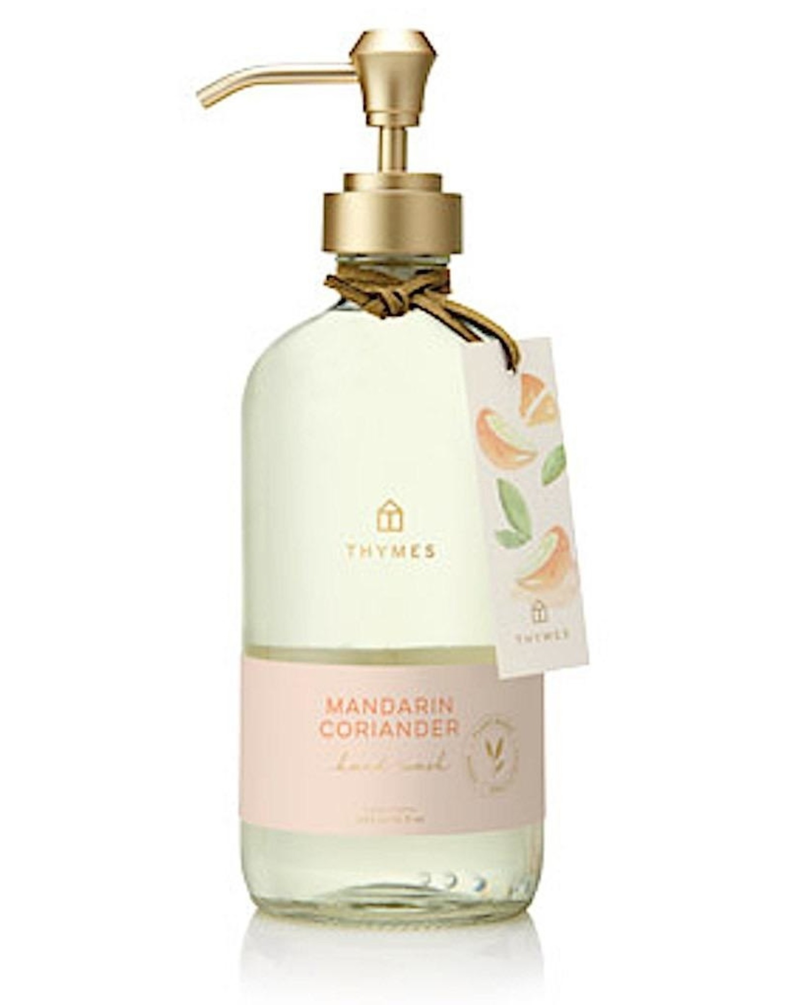 Mandarin Coriander Large Hand Wash 15 Oz Glass Bottle