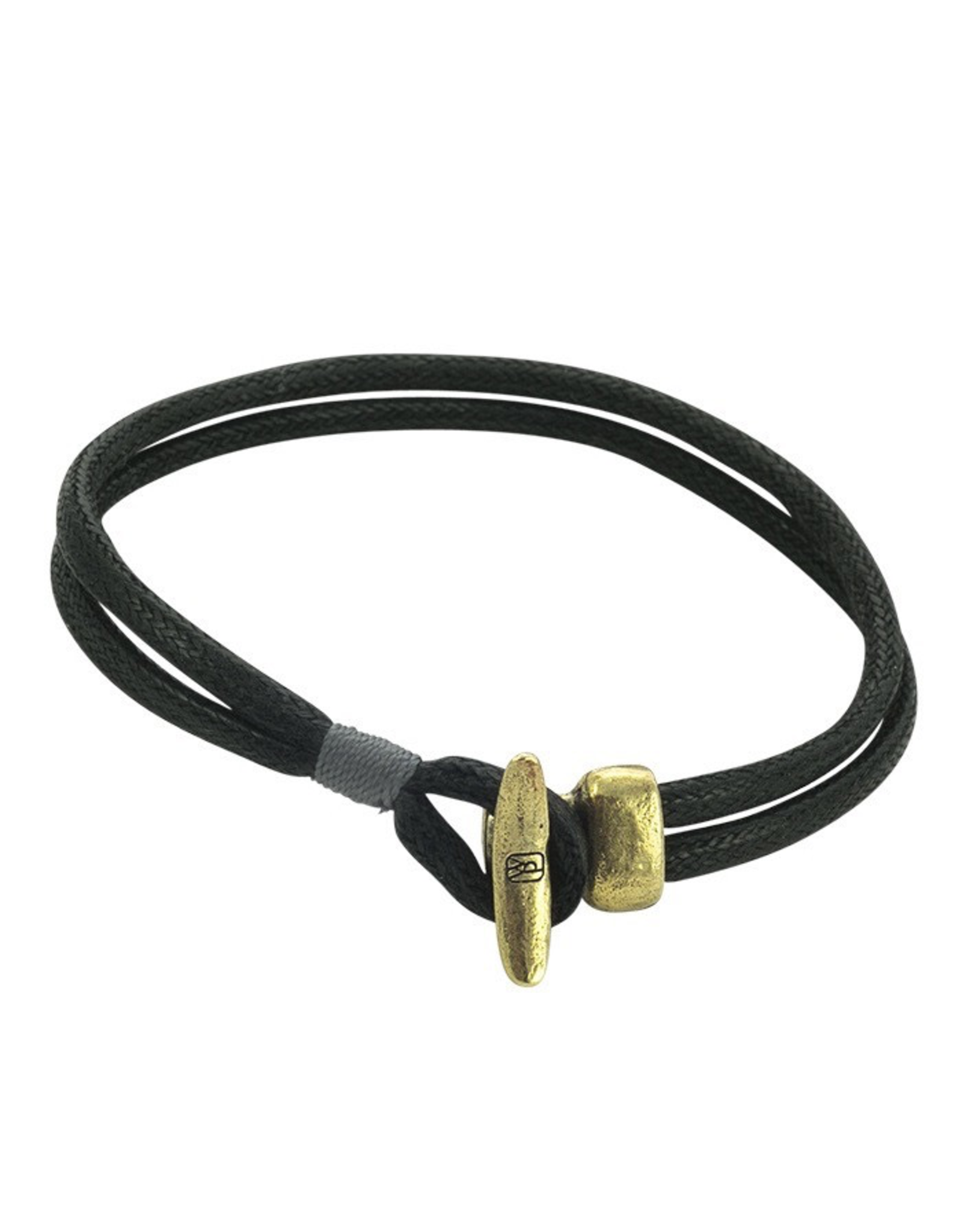 Waxing Poetic® Jewelry 2 Strand Boat Cleat Bracelet Mens LG -Brass