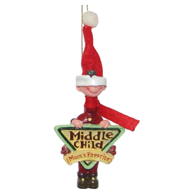 Kurt Adler Moms Favorite Christmas Ornament Middle Child Boy