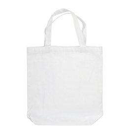 Darice Cotton Canvas Tote 13.5x13.5 Inch White