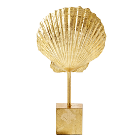 Twos Company Coquillage Standing Gold Calm Shell on Base