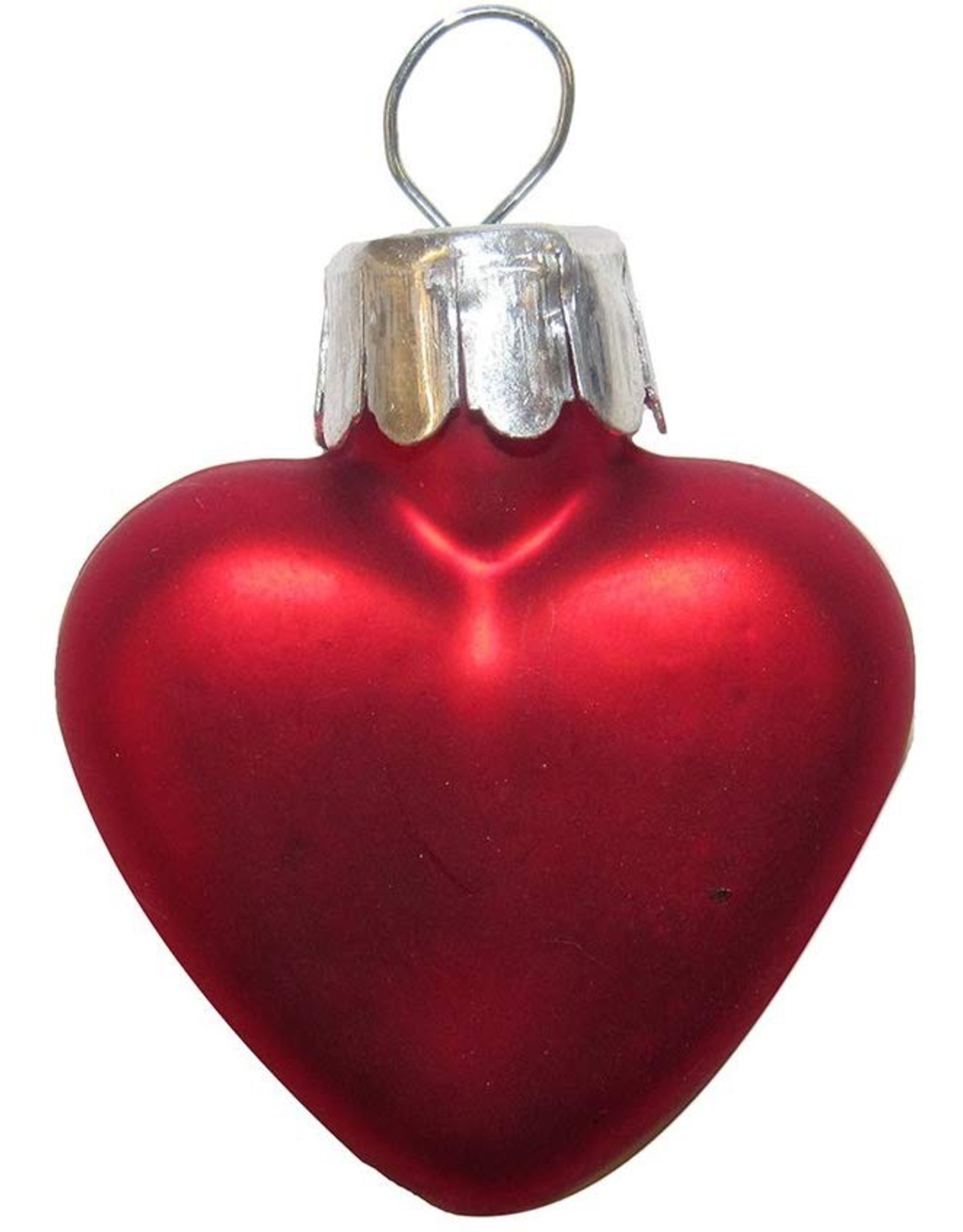 Kurt Adler Mini Red Hearts Ornaments Petite Treasures 20 Pack