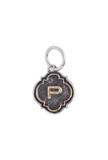Waxing Poetic® Jewelry QTFL1MS-P Insignia P Charm