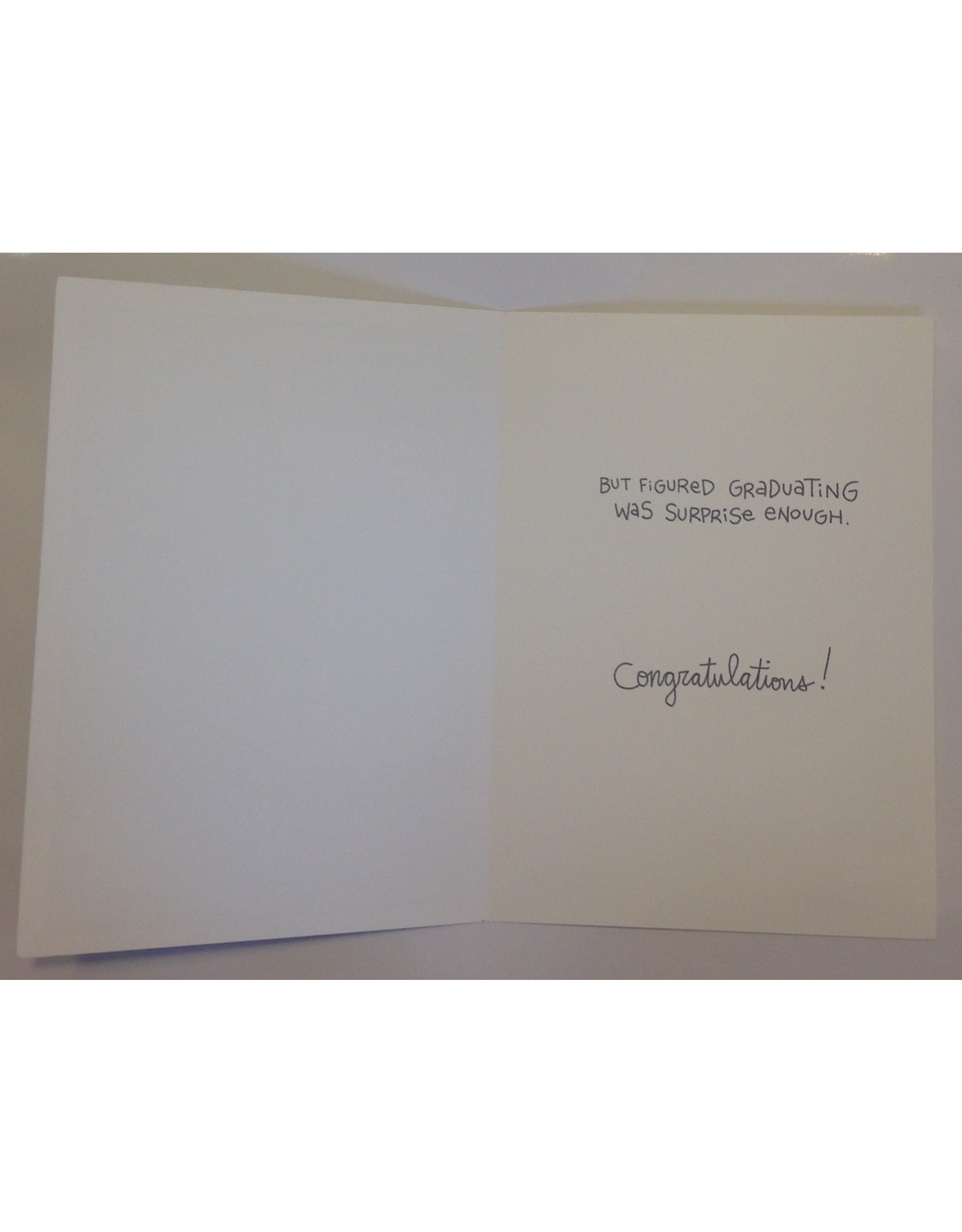 Graduation Card GR048 Big Surprise