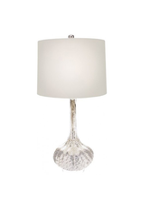Mark Roberts Modern Silver Droplet Lamp 27.5H