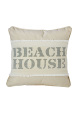 Mud Pie Beach House Washed Canvas Pillow Wrap 7x31 inch