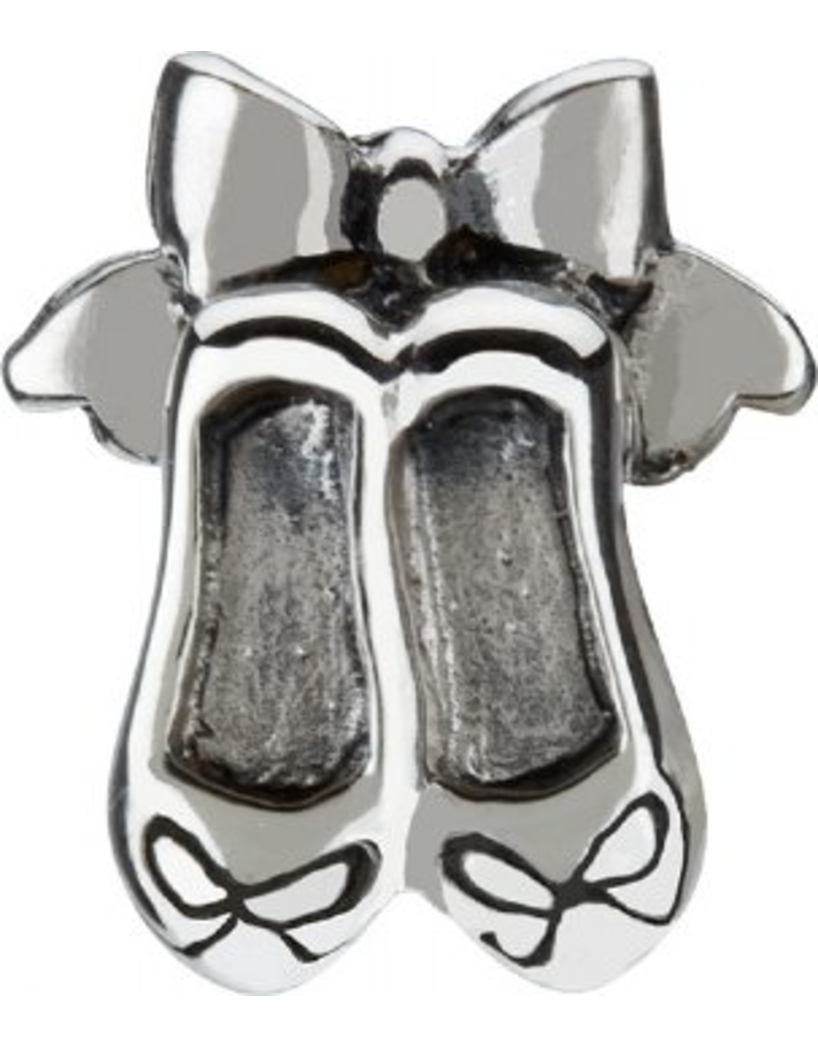 Chamilia Ballet Shoes Charm Sterling Silver Bead GD-5 Chamilia