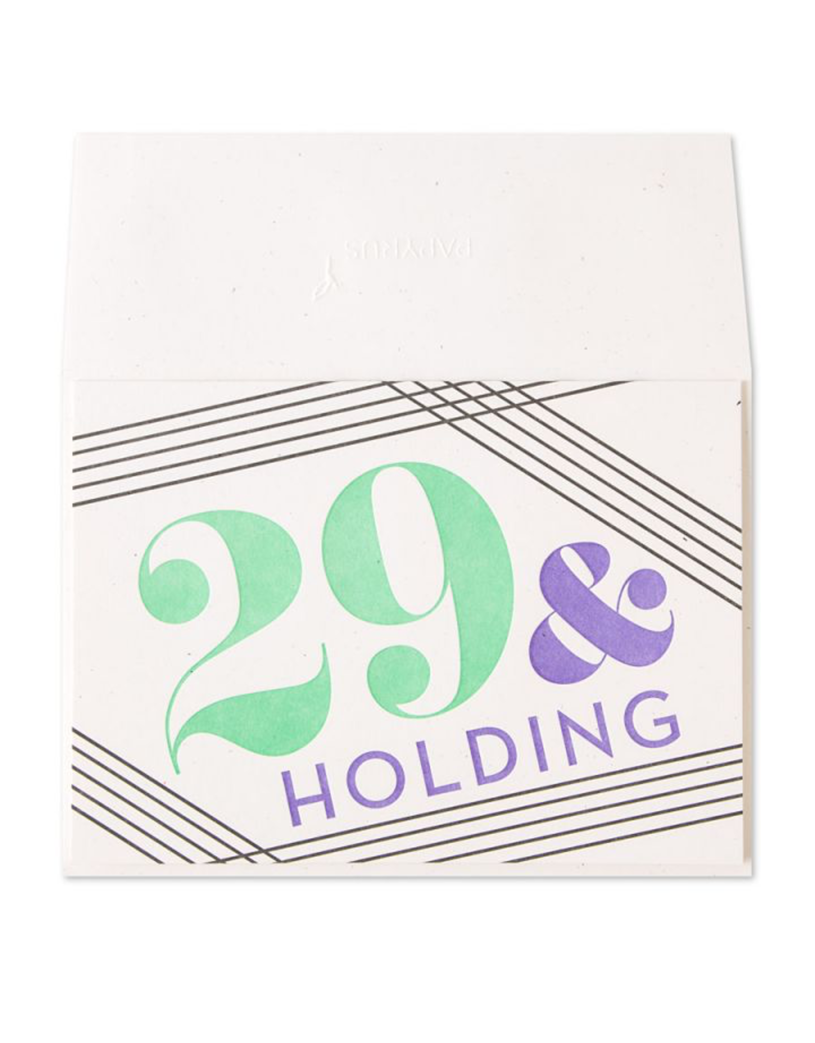 PAPYRUS® Birthday Card 29 And Holding