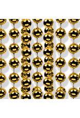 Kurt Adler Gold Beaded Garland 18ft 8mm Shatter-proof Beads