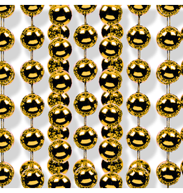Kurt Adler Shatter-proof Bead Garland 18ft 8mm Gold Beads