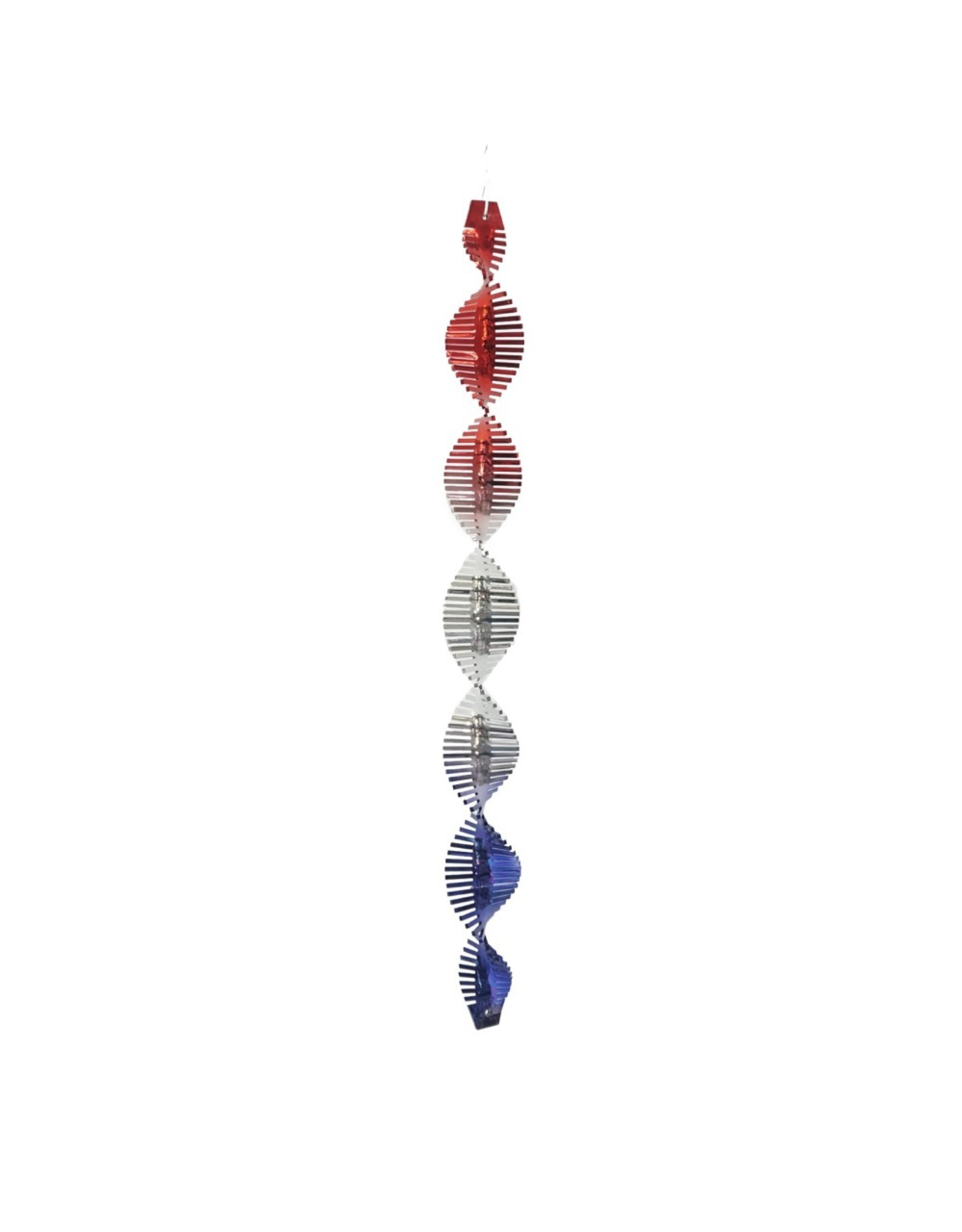 Midwest-CBK Wind Spinner 7701257 Patriotic Red White and Blue Spinner 20 inch