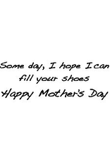 Caspari Mother's Day Card Shoes
