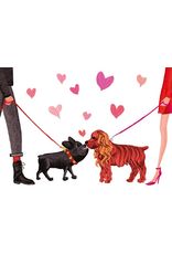 Caspari Valentine’s Day Card Dogs and Hearts