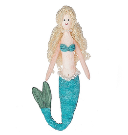 Midwest-CBK Mermaid Doll Paper-Polyester Figurine Decoration 8 inch