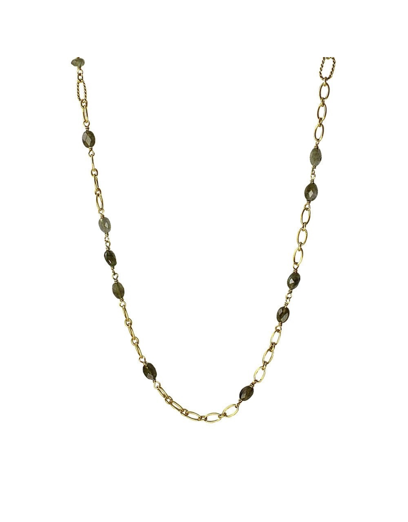 Waxing Poetic® Jewelry Verdi Chain 32 inch Labradorite Brass