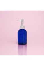 capri BLUE Volcano Hand Wash 6 Oz Glass Bottle W Pump Dispenser