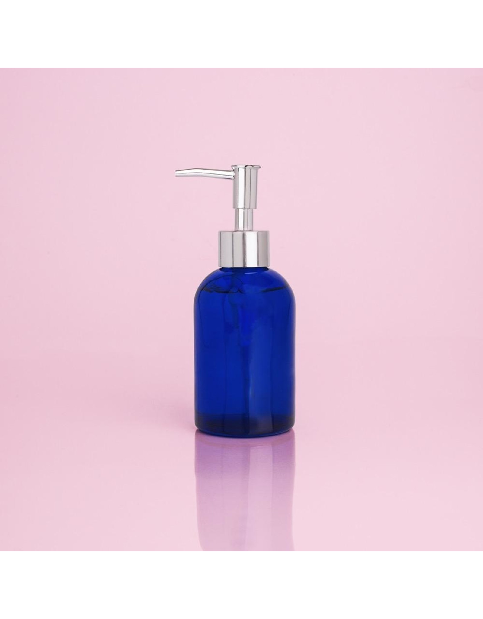 capri BLUE Volcano Hand Wash 6 Oz Glass Bottle W Pump Dispenser
