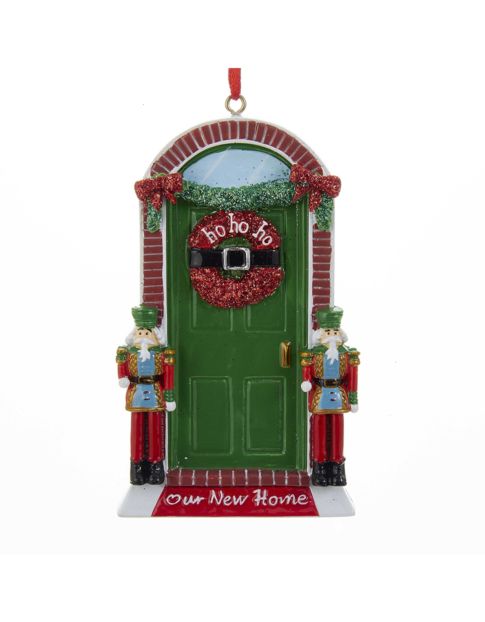Kurt Adler Our New Home Christmas Ornament w Nutcrackers