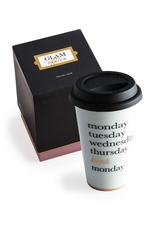 Rosanna™ Commuter Coffee Mug Weekdays 8oz