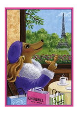 Caspari Mother's Day Card Parisian Pooch You Deserve The Very Best