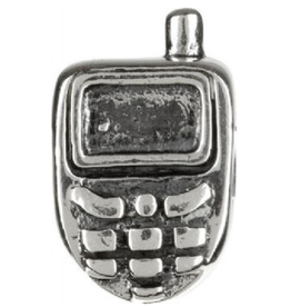 Chamilia Charm Cell Phone Sterling Silver Bead GA-72 Chamilia